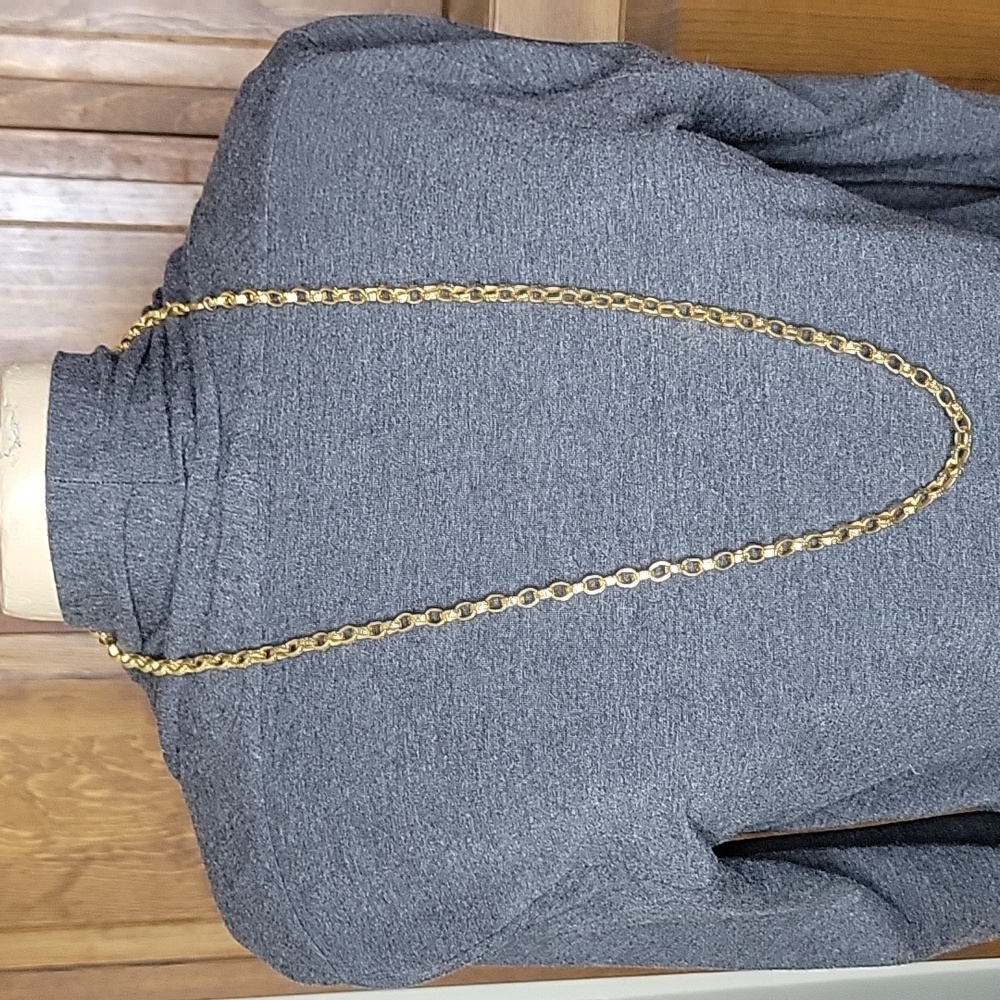 Napier Vintage Cable Chain Link Gold Tone Necklace